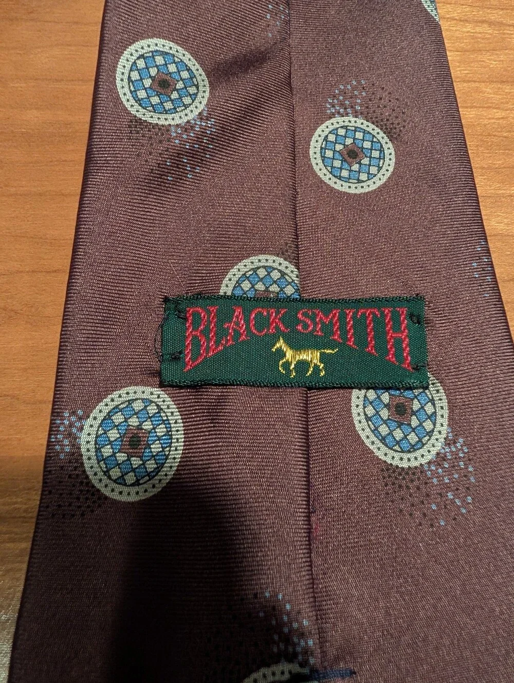 Black Smith Beautiful Brown Medallion Men's Tie